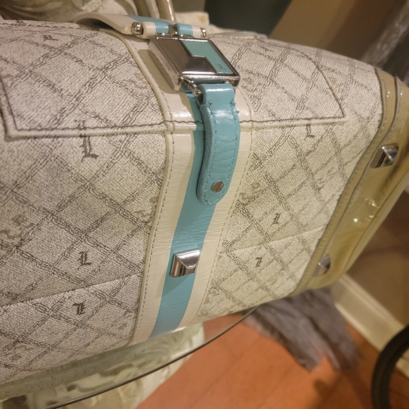 L.A.M.B. by Gwen Stefani Shadow Speedy Satchel Luxury Designer Handbag #610 - Picture 15 of 17